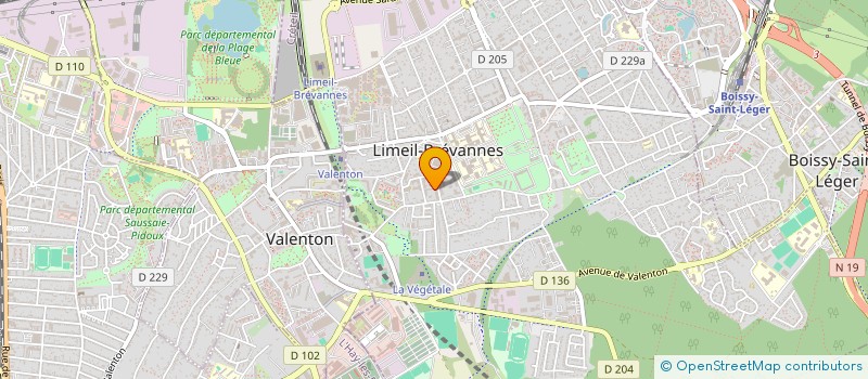 localisation de l'entreprise SAD à LIMEIL-BREVANNES