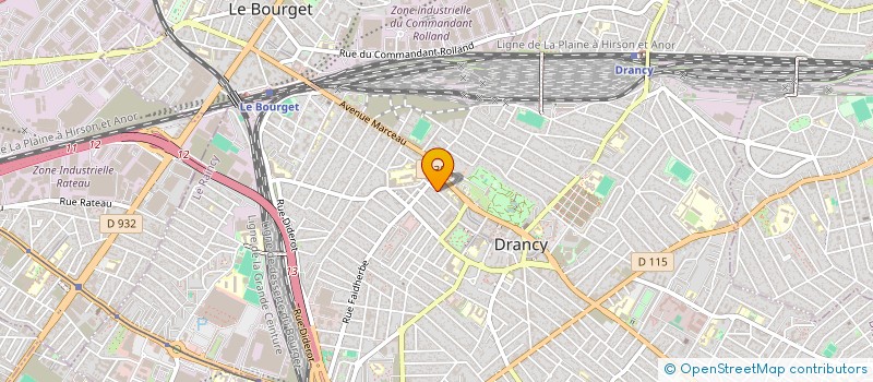 localisation de l'entreprise SAD à DRANCY