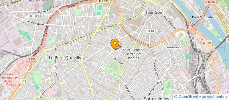 localisation de l'entreprise SAD FUCKER INC.  ROUEN