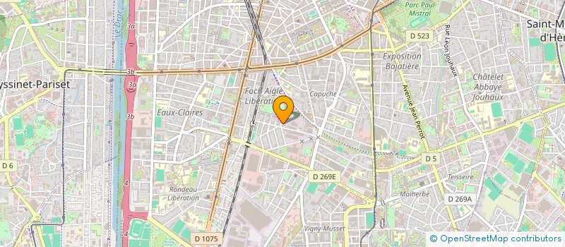 localisation de l'entreprise SAD HILL FILMS à GRENOBLE