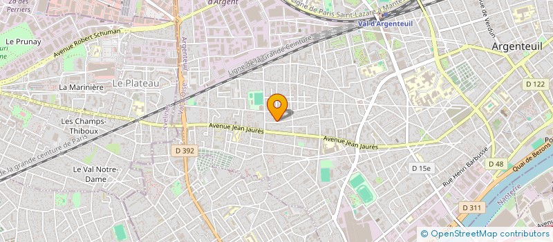 localisation de l'entreprise SAD SERRURERIE  ARGENTEUIL