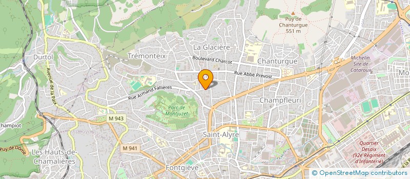 localisation de l'entreprise SAD SONG PRODUCTION à CLERMONT-FERRAND