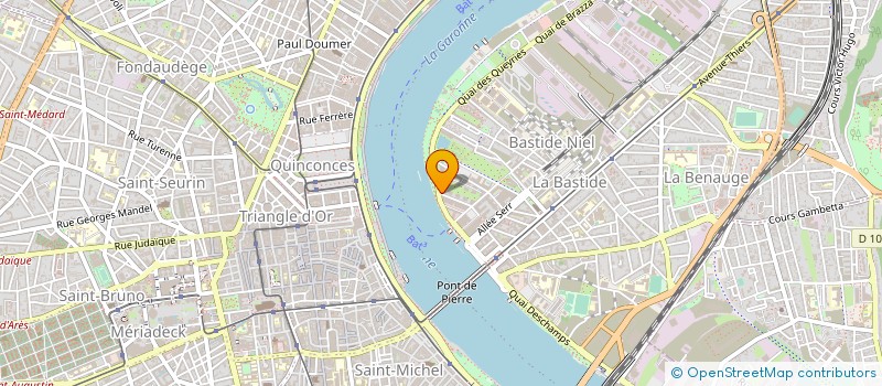 localisation de l'entreprise SADA à BORDEAUX