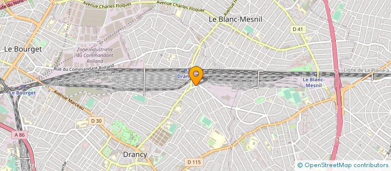 localisation de l'entreprise SADA BAT à DRANCY