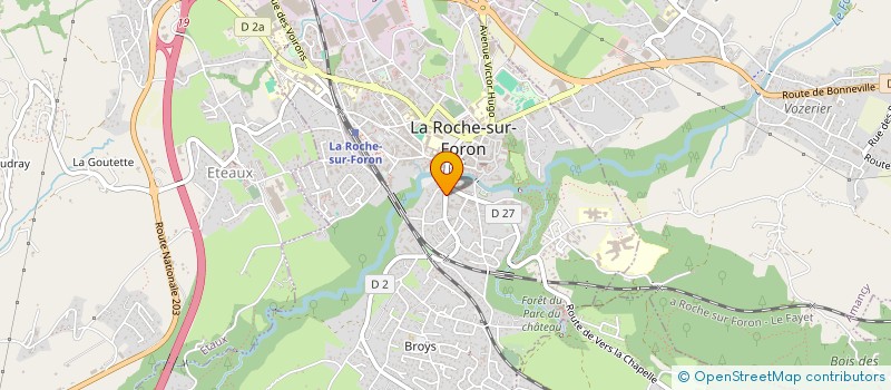 localisation de l'entreprise SADA CONCEPT  LA ROCHE-SUR-FORON
