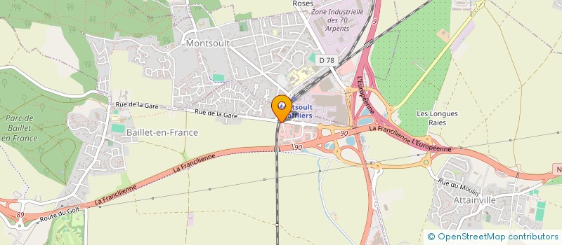 localisation de l'entreprise SADA CONCEPT  BAILLET-EN-FRANCE