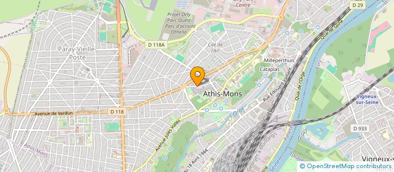 localisation de l'entreprise SADA CONSEIL à ATHIS-MONS