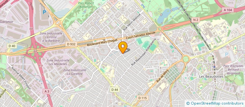 localisation de l'entreprise SADA IMMO à AULNAY-SOUS-BOIS