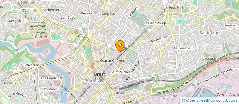 localisation de l'entreprise SADAGUI  BREST