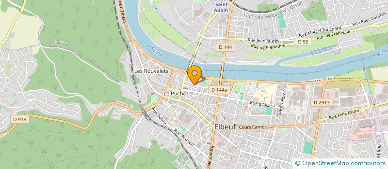 localisation de l'entreprise SADAK'AFRIC  ELBEUF