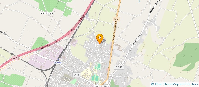localisation de l'entreprise SADAK RMG CONSTRUCTION à LIVRON-SUR-DROME