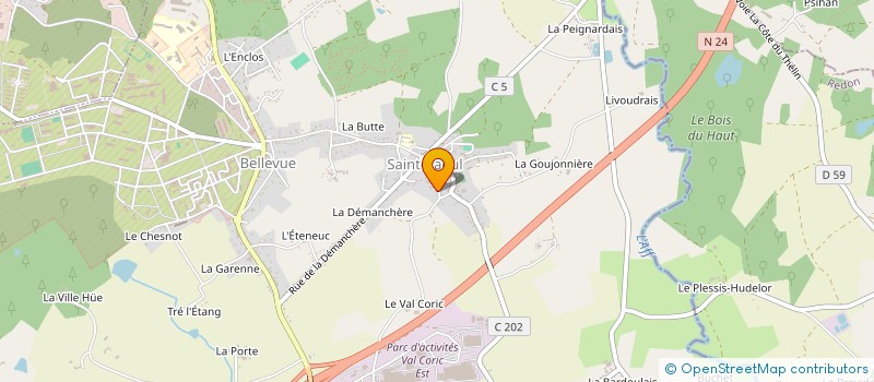 localisation de l'entreprise SADAL ENGINEERING à GUER