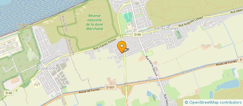 localisation de l'entreprise SADANSA  BRAY-DUNES