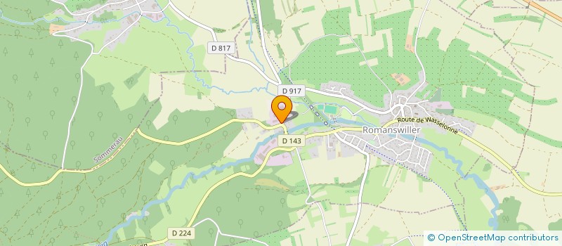 localisation de l'entreprise SADAPS-SETRAL  ROMANSWILLER