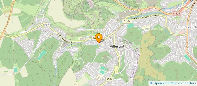 localisation de l'entreprise SADASIMI INVEST  VILLERUPT