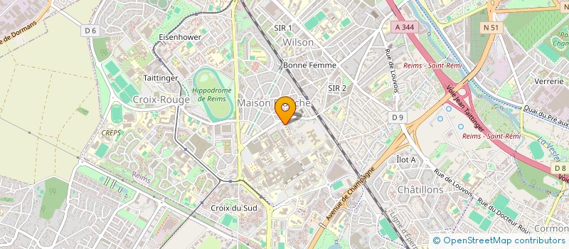 localisation de l'entreprise SADAT CONSTRUCTION & RENOVATION  REIMS