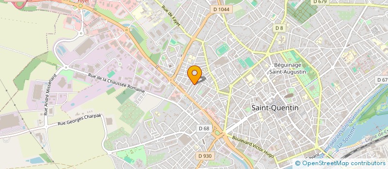 localisation de l'entreprise SADB à SAINT-QUENTIN