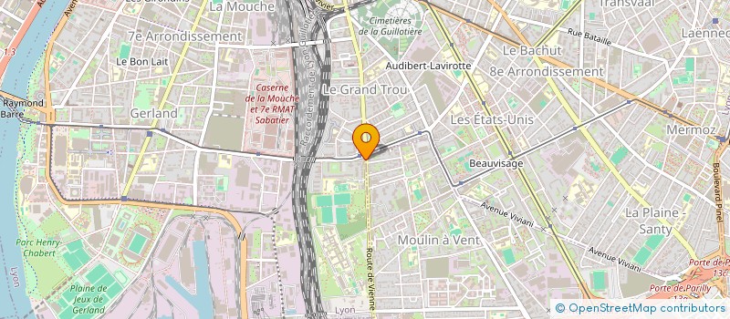 localisation de l'entreprise SADBAT69  LYON