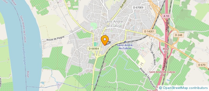 localisation de l'entreprise SADC IMMOPLUS  SAINT-ANDRE-DE-CUBZAC