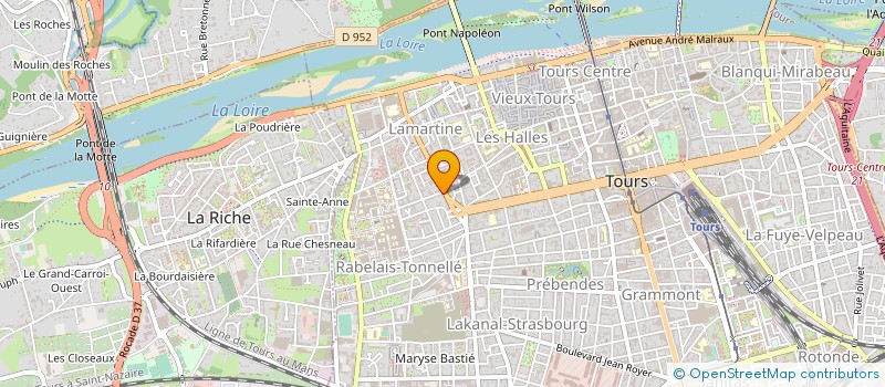 localisation de l'entreprise SADDEP à TOURS