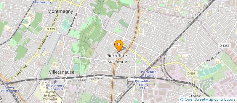 localisation de l'entreprise SADE à PIERREFITTE-SUR-SEINE