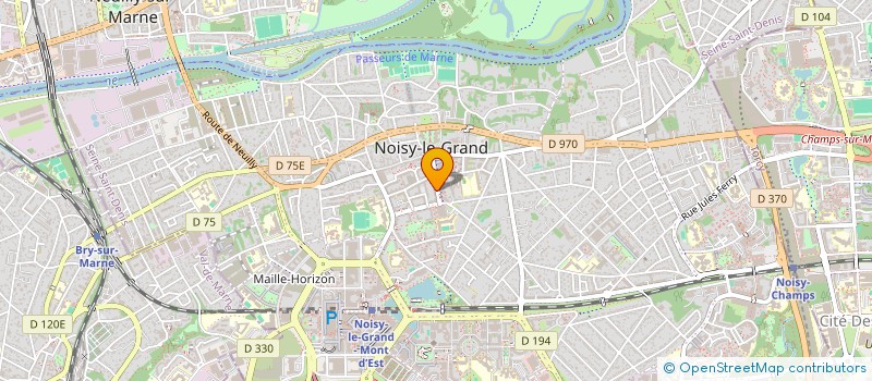 localisation de l'entreprise SADE à NOISY-LE-GRAND