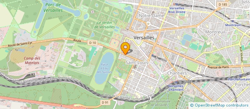 localisation de l'entreprise SADE INVESTISSEURS à VERSAILLES