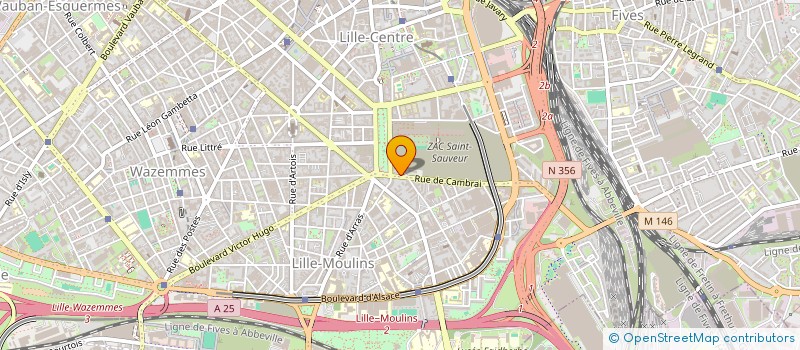 localisation de l'entreprise SADEB à LILLE