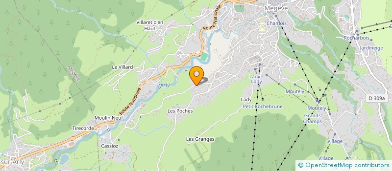 localisation de l'entreprise SADEBO  MEGEVE