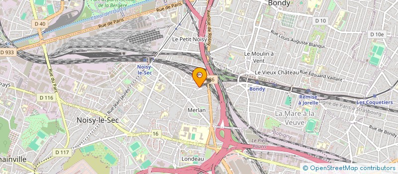 localisation de l'entreprise SADEC à NOISY-LE-SEC