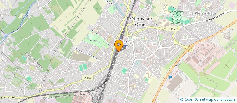 localisation de l'entreprise SADECO CLOISONS à BRETIGNY-SUR-ORGE