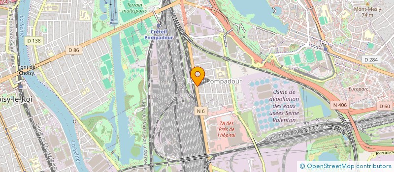 localisation de l'entreprise SADECOR à VALENTON