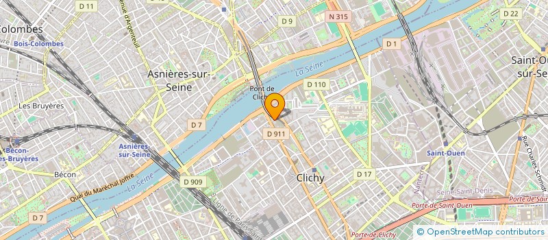 localisation de l'entreprise SADED FRANCE à CLICHY