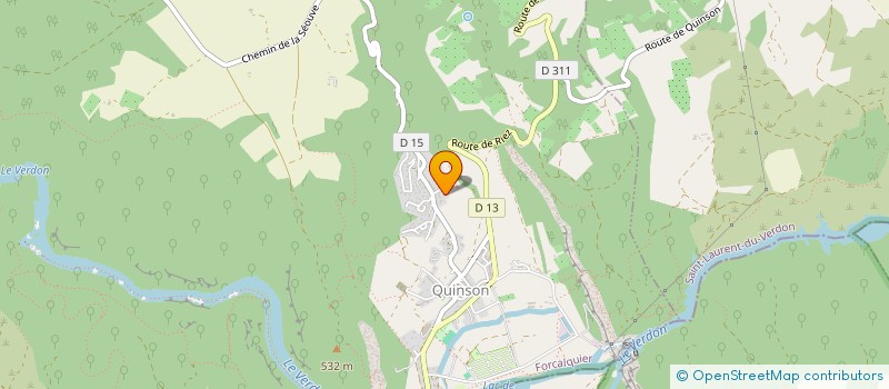 localisation de l'entreprise SADEDOR  QUINSON