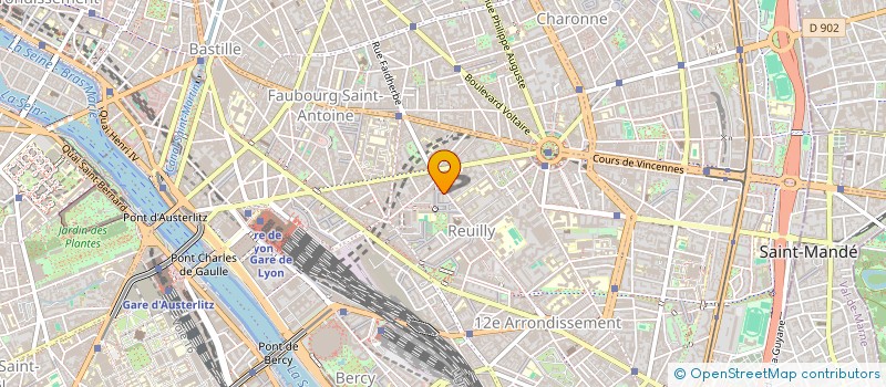 localisation de l'entreprise SADEF à PARIS