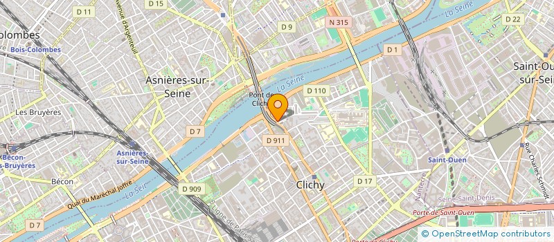 localisation de l'entreprise SADEK IMMOBILIER à CLICHY
