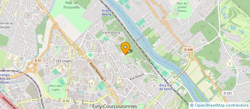 localisation de l'entreprise SADEK SERVICES  EVRY-COURCOURONNES