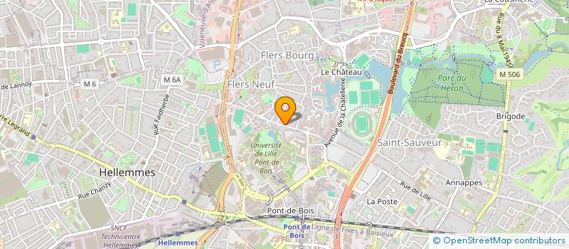 localisation de l'entreprise SADEKIM à VILLENEUVE-D'ASCQ