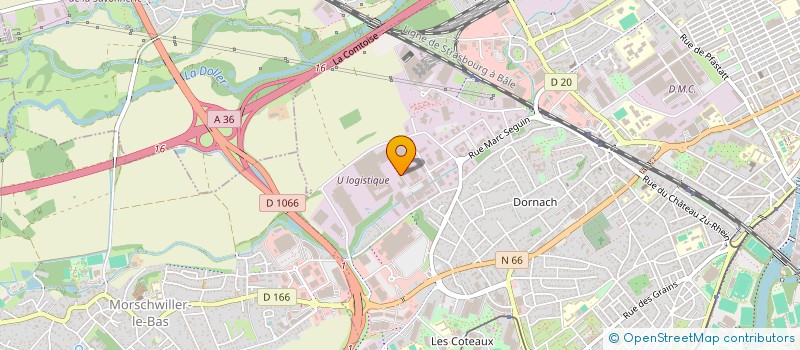 localisation de l'entreprise SADEKOR FRANCE à MULHOUSE