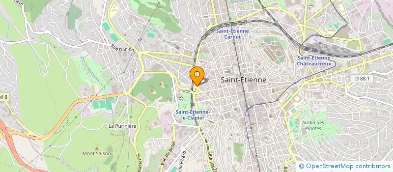 localisation de l'entreprise SADELLI L ET TIGHZERT TAHAR à SAINT-ETIENNE