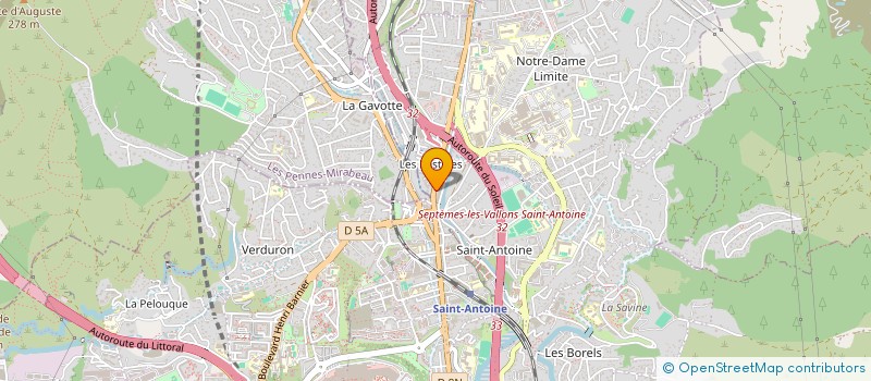 localisation de l'entreprise SADEM à MARSEILLE