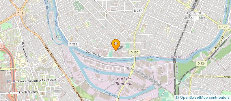 localisation de l'entreprise SADEMAT SA à SAINT-MAUR-DES-FOSSES