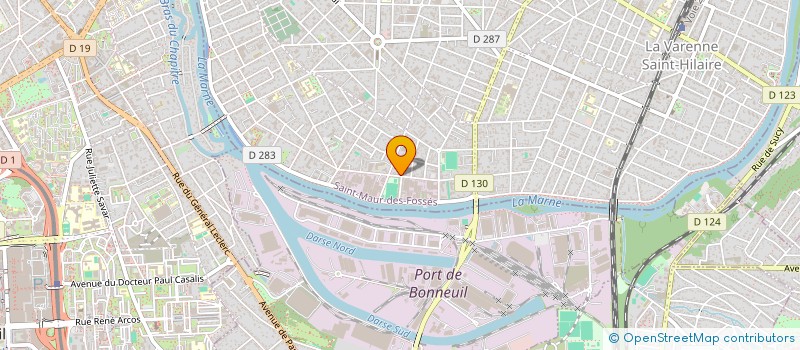 localisation de l'entreprise SADEMAT TOLERIE à SAINT-MAUR-DES-FOSSES