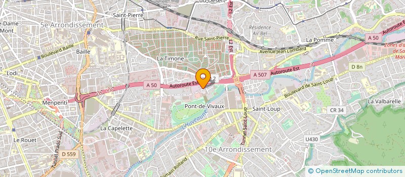 localisation de l'entreprise SADERTELEC à MARSEILLE
