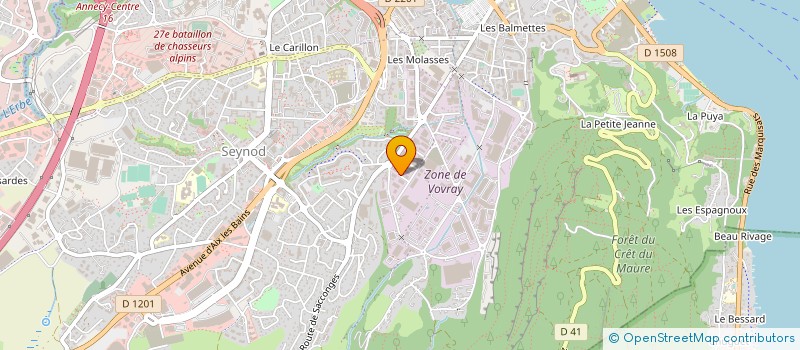 localisation de l'entreprise SADEVGROUP à ANNECY