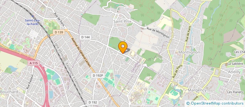 localisation de l'entreprise SADEX à EAUBONNE
