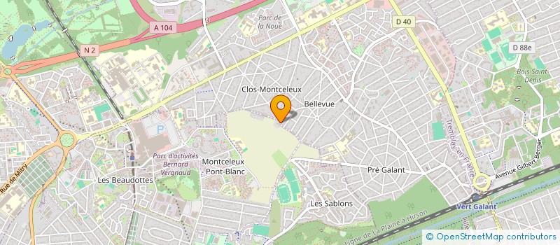 localisation de l'entreprise SADHAR BAT à SEVRAN