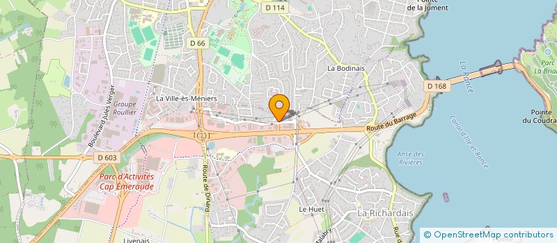 localisation de l'entreprise SADI  LA RICHARDAIS