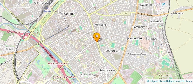 localisation de l'entreprise SADI  REIMS