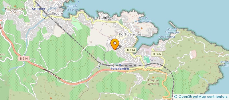 localisation de l'entreprise SADI-IMMOBILIER  PORT-VENDRES